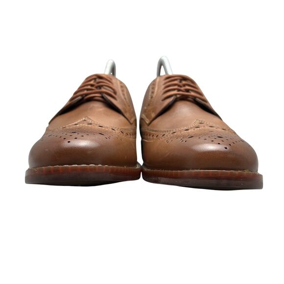 Rockport Tan Stylepurpose Tan Leather Upper Wingtip Derby Mens 7M Dress Shoes main image 9